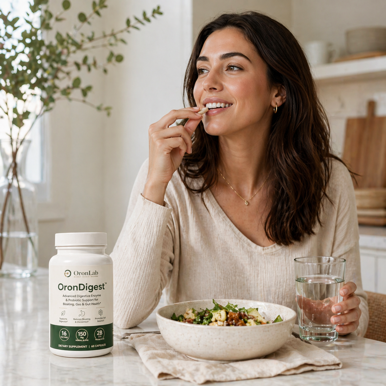 OronDigest™ – Advanced Digestive Enzyme & Probiotic Support for Bloating, Gas & Gut Health.